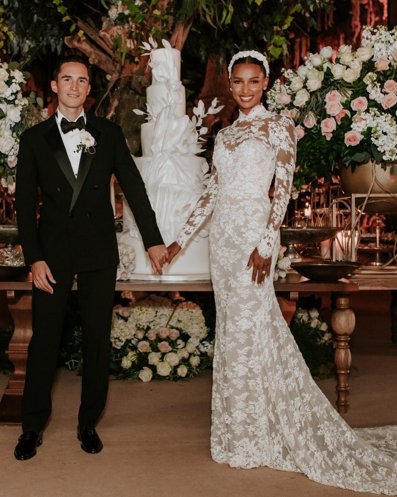 Jasmine Tookes Got Married in a Zuhair Murad Wedding Dress