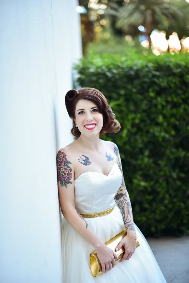 Tropical Las Vegas Wedding