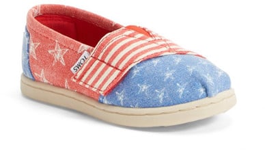 Toms Tiny Stars & Stripes Slip-On Shoe