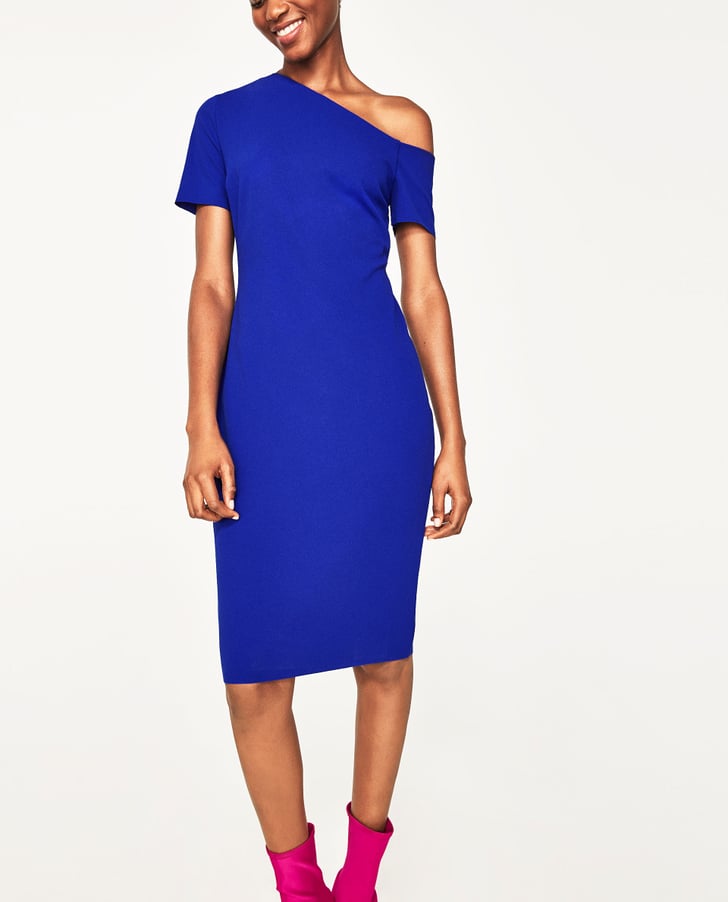 Zara Asymmetric Dress Affordable Wedding Guest Dresses 2017