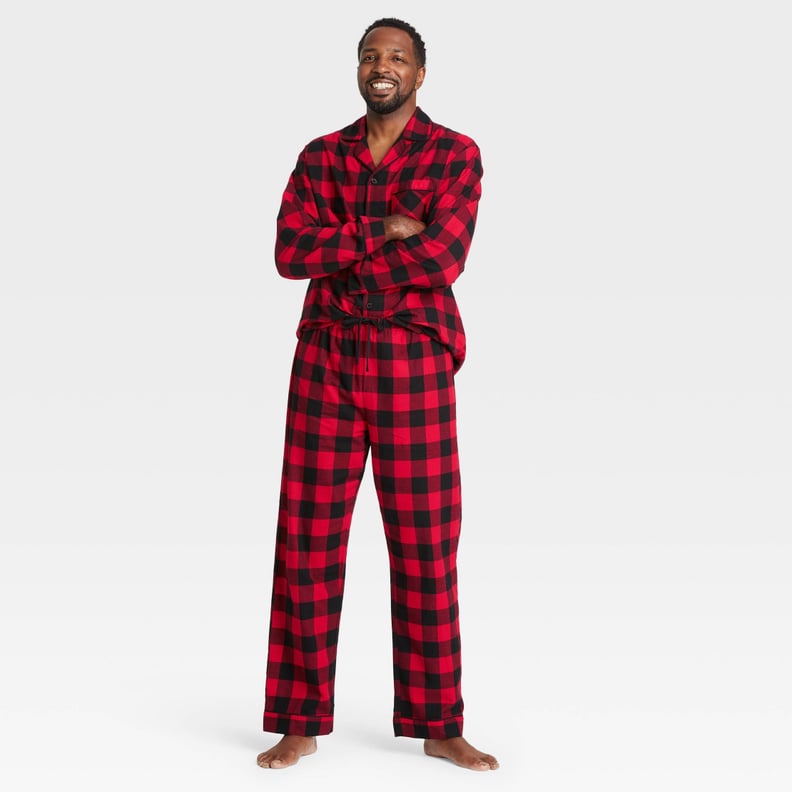 Best Cyber Monday Men's Apparel Deals at Target: Wondershop Men's Plaid Flannel Pajama Set