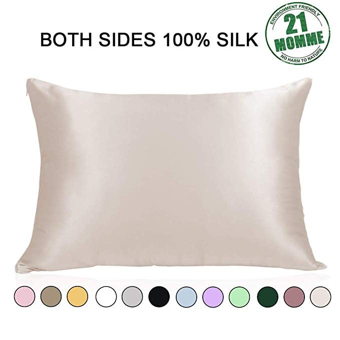 Ravmix 100% Pure Natural Mulberry Silk Pillowcase