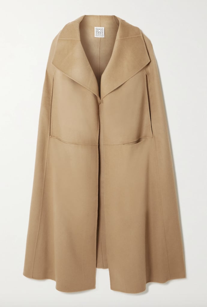 Totême Signature Wool and Cashmere-Blend Cape