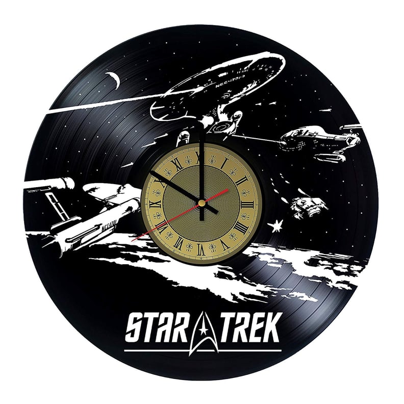 Star Trek Starfleet Starships Vinyl Wall Clock