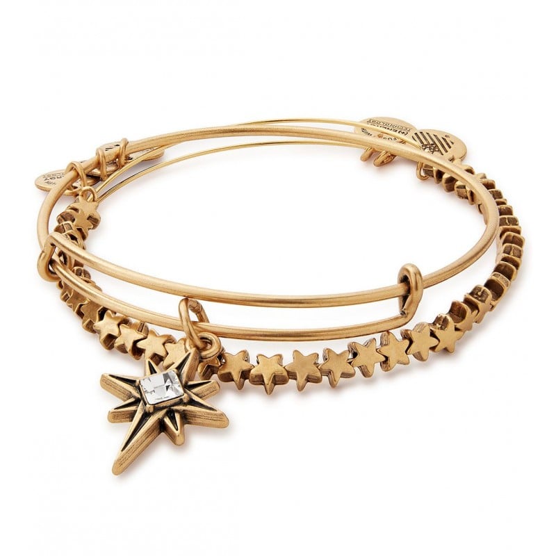 North Star Set of 2 Expandable Wire Bangle ($58.00)