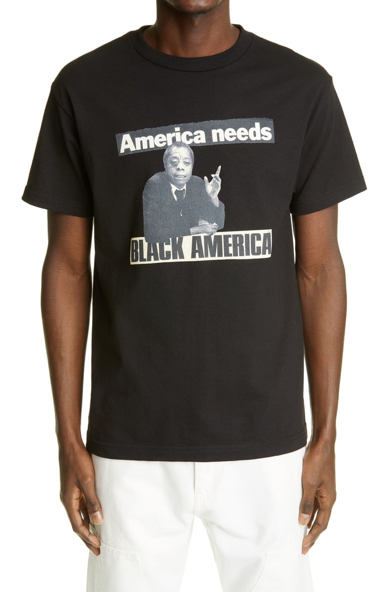 Adeshola Makinde Black America Cotton Graphic Tee