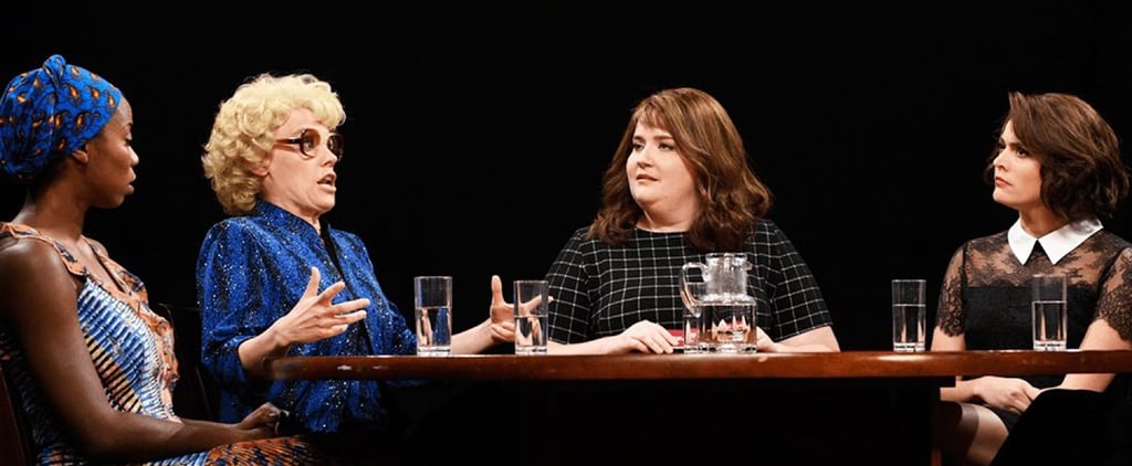 玛戈特罗比的女演员2016年10月SNL的圆桌短剧
