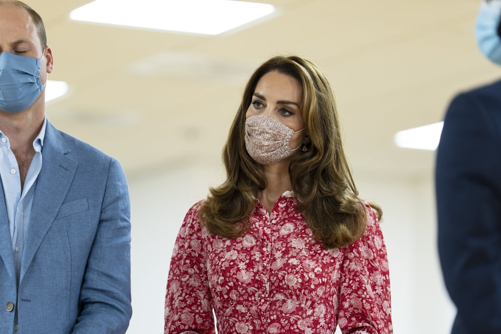 Kate Middleton's Red Dress at Muslim Centre and Beigel Bake