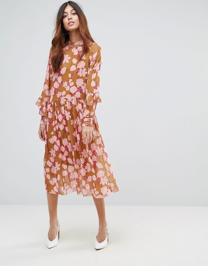 Y.A.S Floral Midi Dress