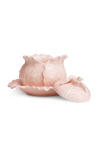 Tory Burch Home Lettuce Ware Covered Tureen