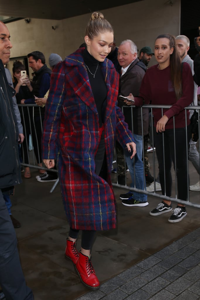 Gigi Hadid's Plaid Tommy x Gigi Coat