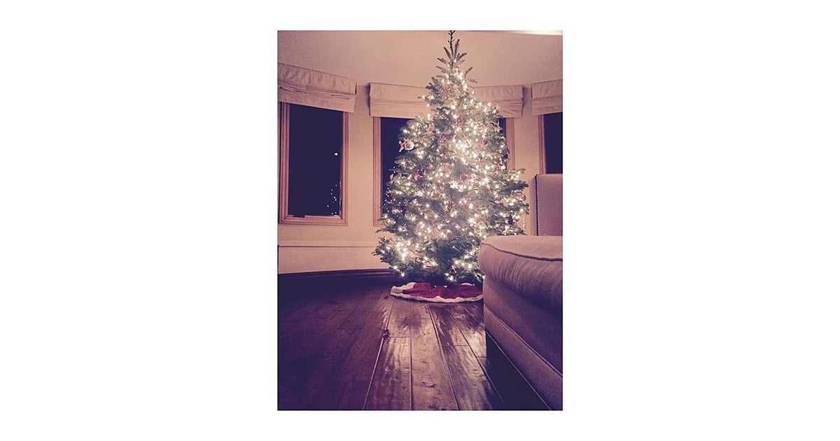 Vanessa Hudgens posted a shot of her festive tree. | Celebrity Holiday ...