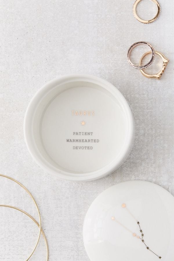 Zodiac Trinket CatchAll Dish Best Gifts For Taurus POPSUGAR Love