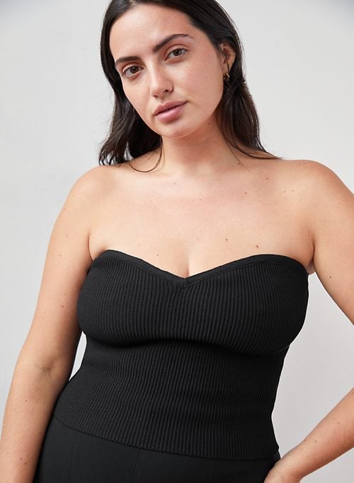 Babaton Sculpt Knit Sweetheart Top