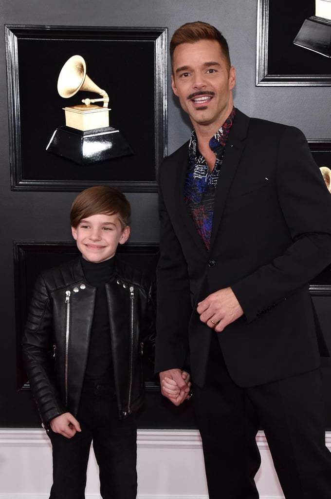 Ricky Martin and His Son at the 2019 Grammys