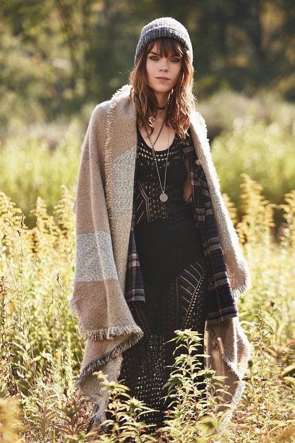 Urban Outfitters Oversized Geo Blanket Scarf