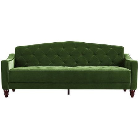 Novogratz Vintage Tufted Sofa Sleeper II