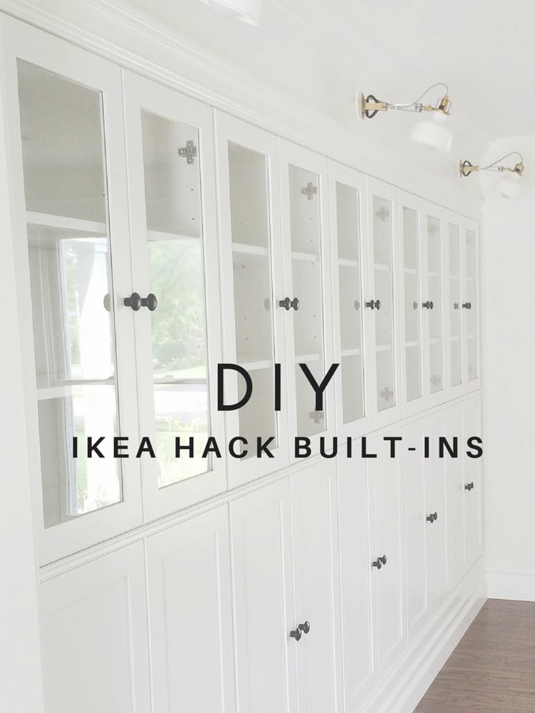DIY Ikea Built-In Bookcases