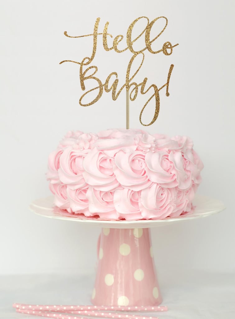 Hello Baby Cake Topper