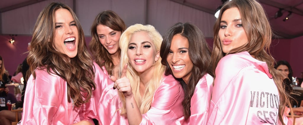 Lady Gaga Victoria's Secret Angels Singing "Million Reasons"