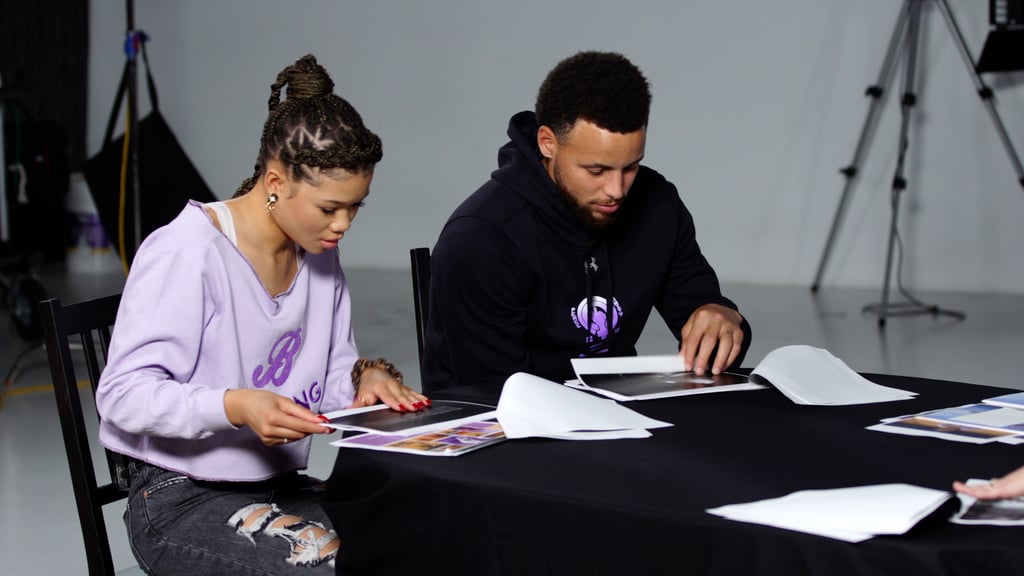 Storm Reid and Steph Curry's Curry 7 Shoe Collab