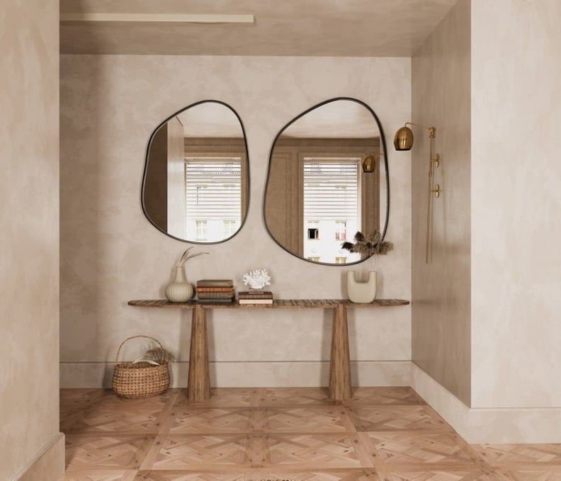 For a Modern Home Decor Find: Asymmetrical Mirror