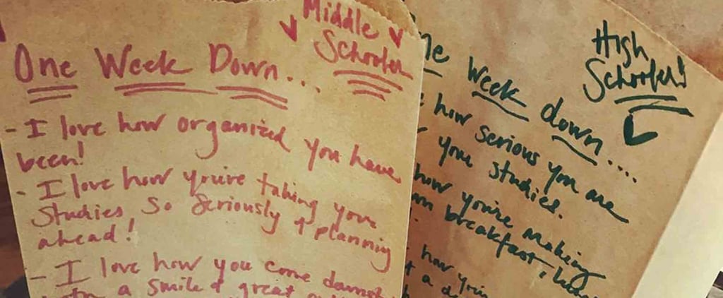 Mom Creates Uplifting Lunch Bags For Her Kids