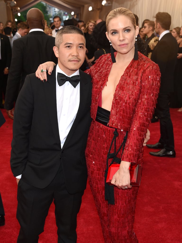 Sienna with designer Thakoon.