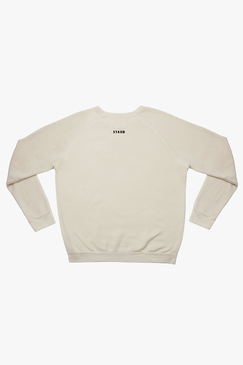 Staud Custom Sweatshirt in Cream