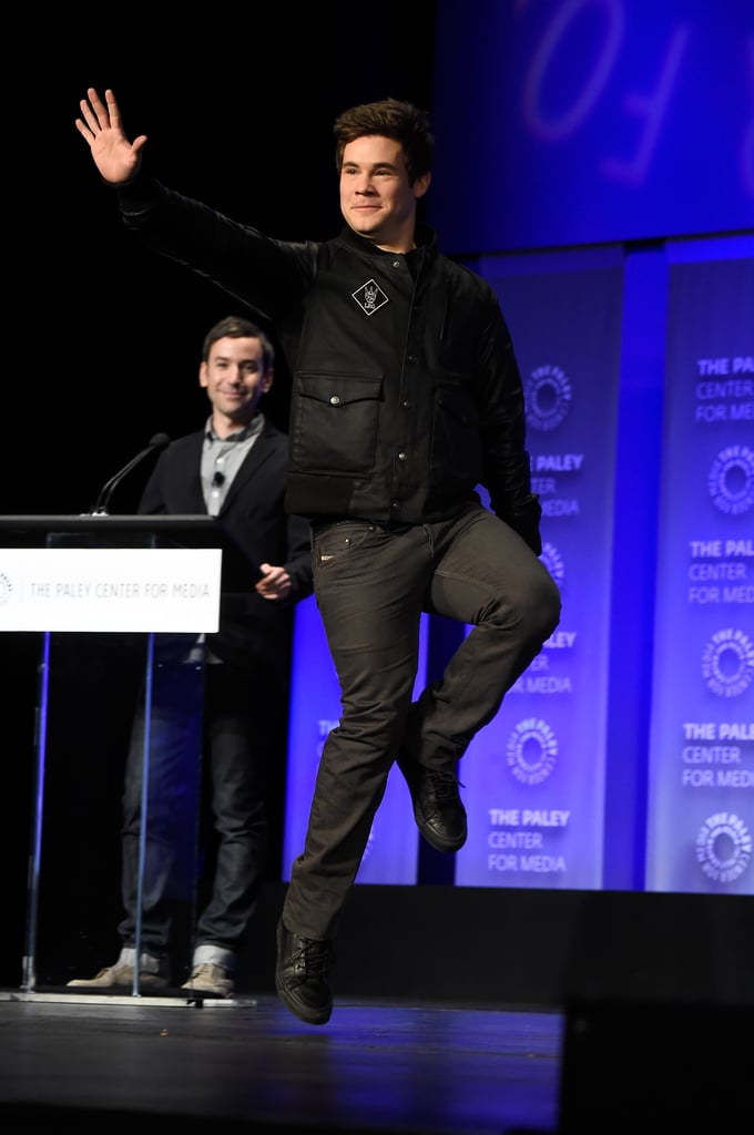When He Practically Floated to His Seat During an Interview