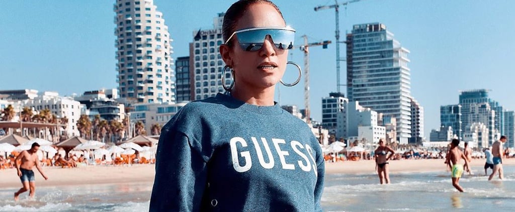 Jennifer Lopez Wore a Sweatshirt With Her Bikini, 'Cause She Makes (and Breaks) the Rules