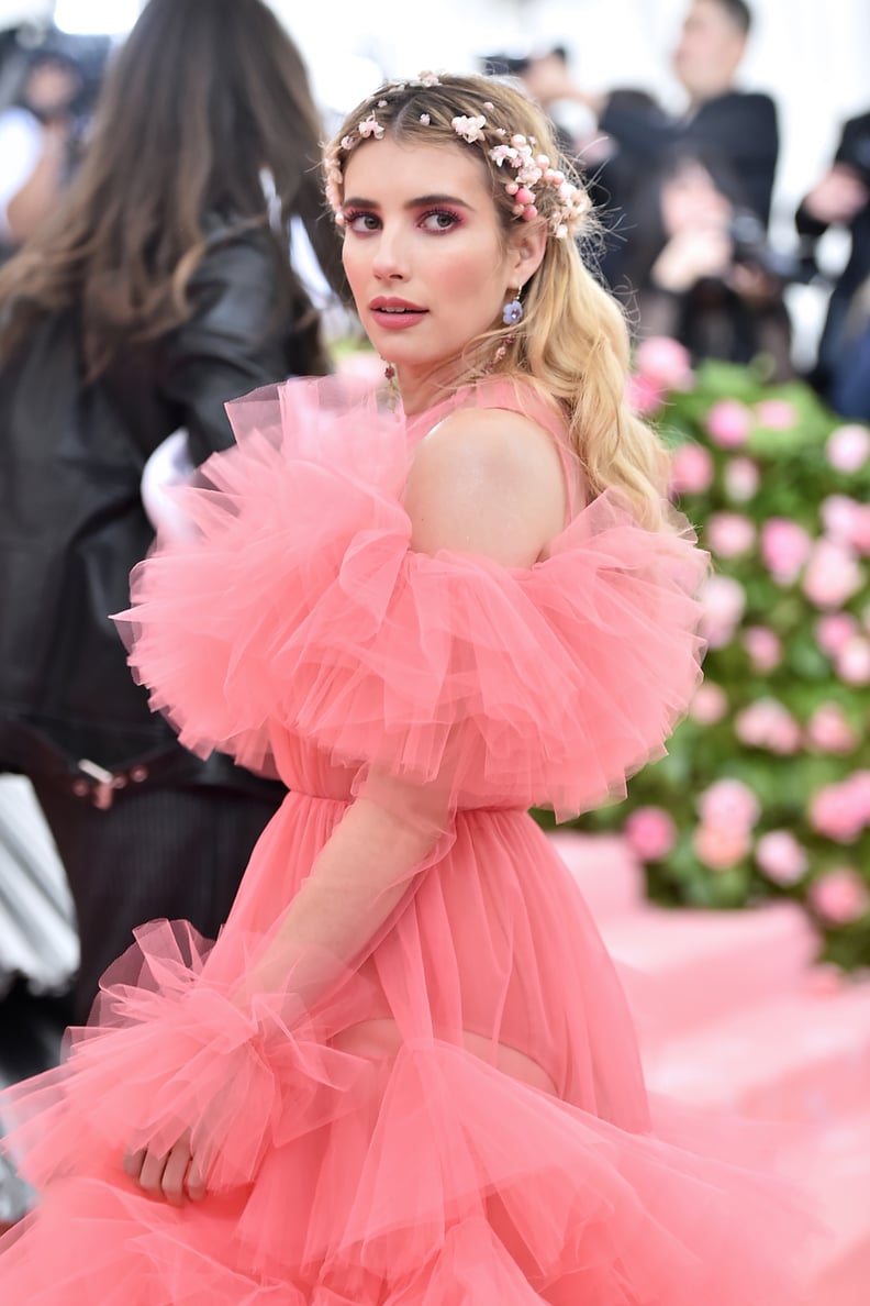 Emma Roberts Taking Influence From Chanel at the Met Gala