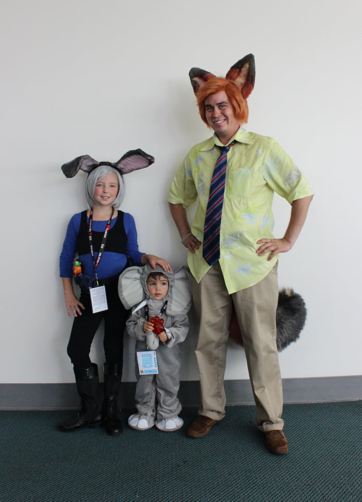 Lt. Judy Hopps, Finnick, and Nick Wilde — Zootopia