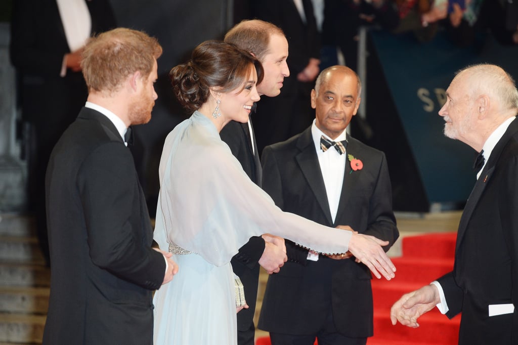 Kate Middleton and Prince William at James Bond Premeire