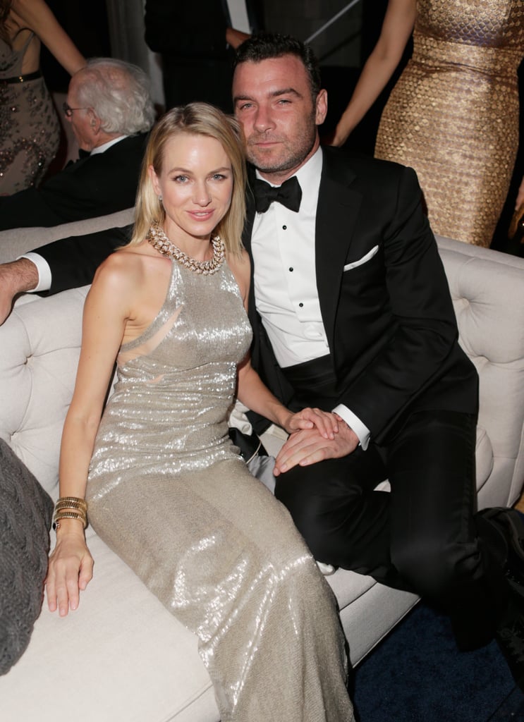Naomi Watts and Liev Schreiber lounged at the bash.