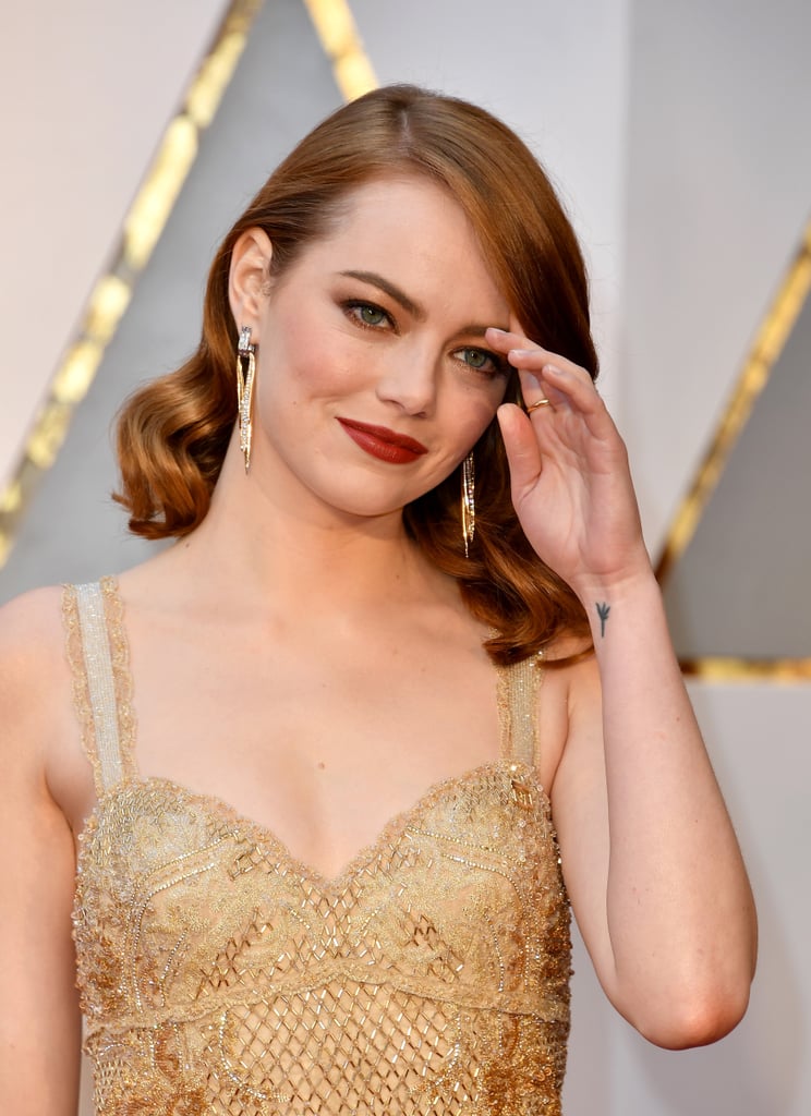 Emma Stone at the 2017 Oscars
