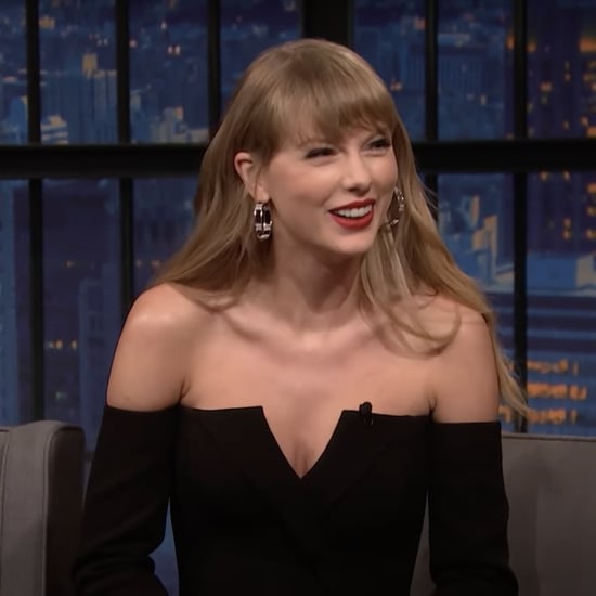 Taylor Swift Channels Diana's "Revenge Dress" on Seth Meyers