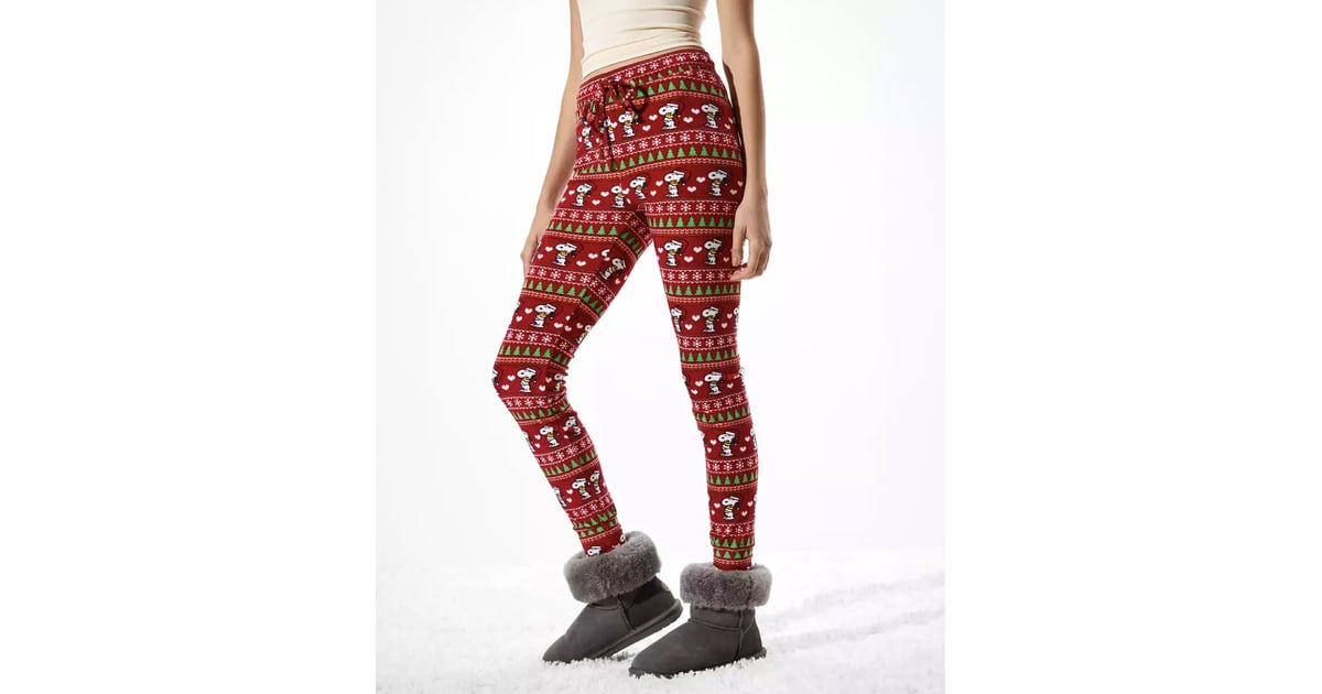 AE Velvet Snoopy Super High-Waisted Leggings | Cutest Patterned Holiday ...