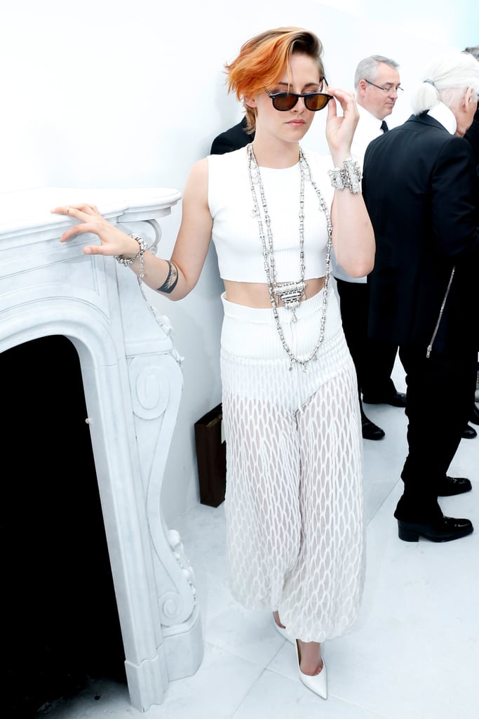 Kristen Stewart at Chanel Show at Paris Fashion Week 2014