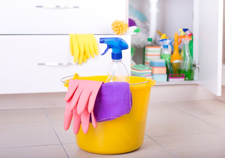 Keep Cleaning Supplies Nearby