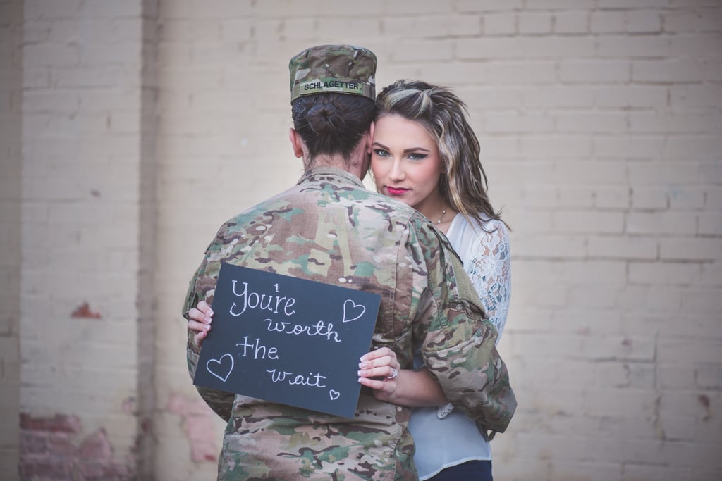 Lesbian Military Engagement Shoot Popsugar Love And Sex Photo 17