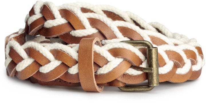 Braided Leather Belt ($35)