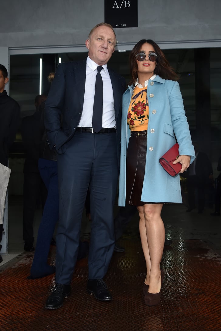 Salma Hayek and Her Husband at Milan Fashion Week | POPSUGAR Latina Photo 8