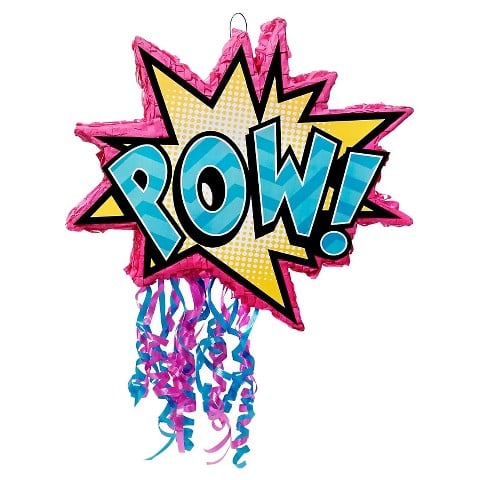 Superhero Girl Pull-String Piñata ($20)
