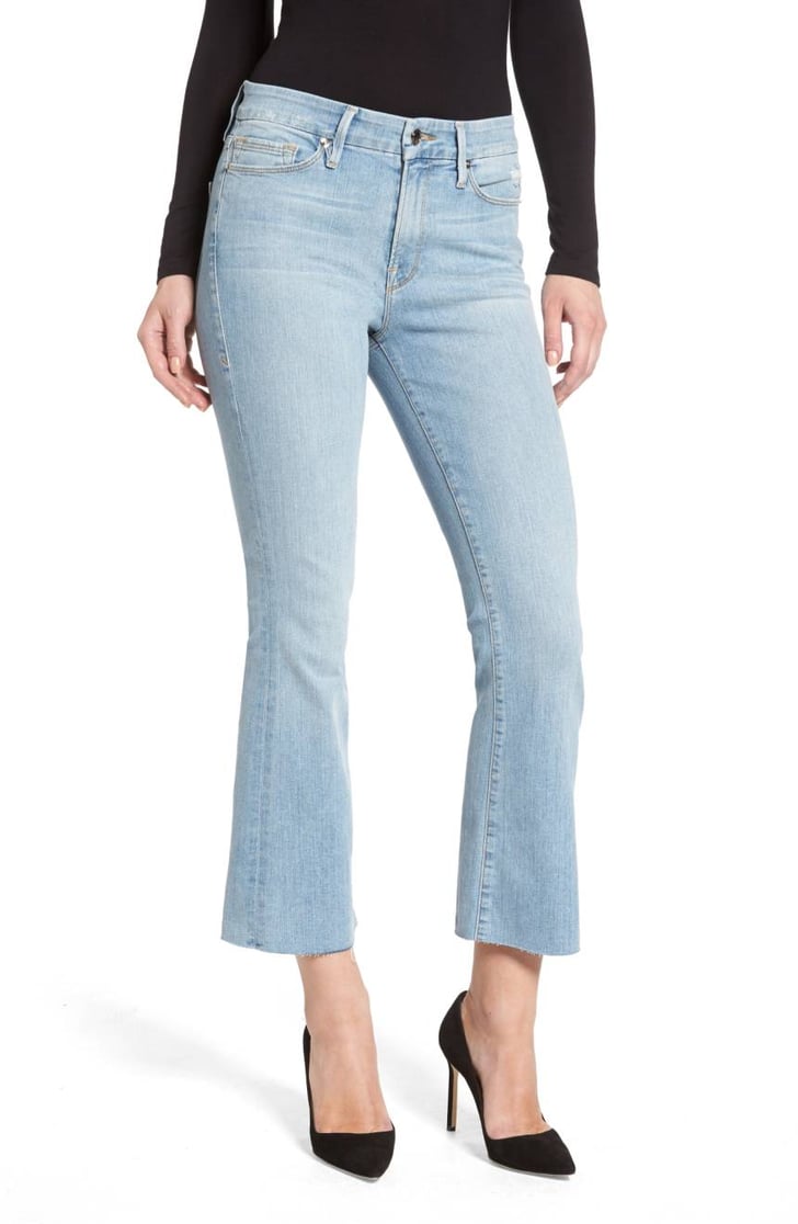 Good American Bootcut Jeans | Cropped Jeans For Summer | POPSUGAR ...