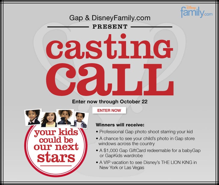 Gap Casting Call Beautiful Baby Contest POPSUGAR Moms