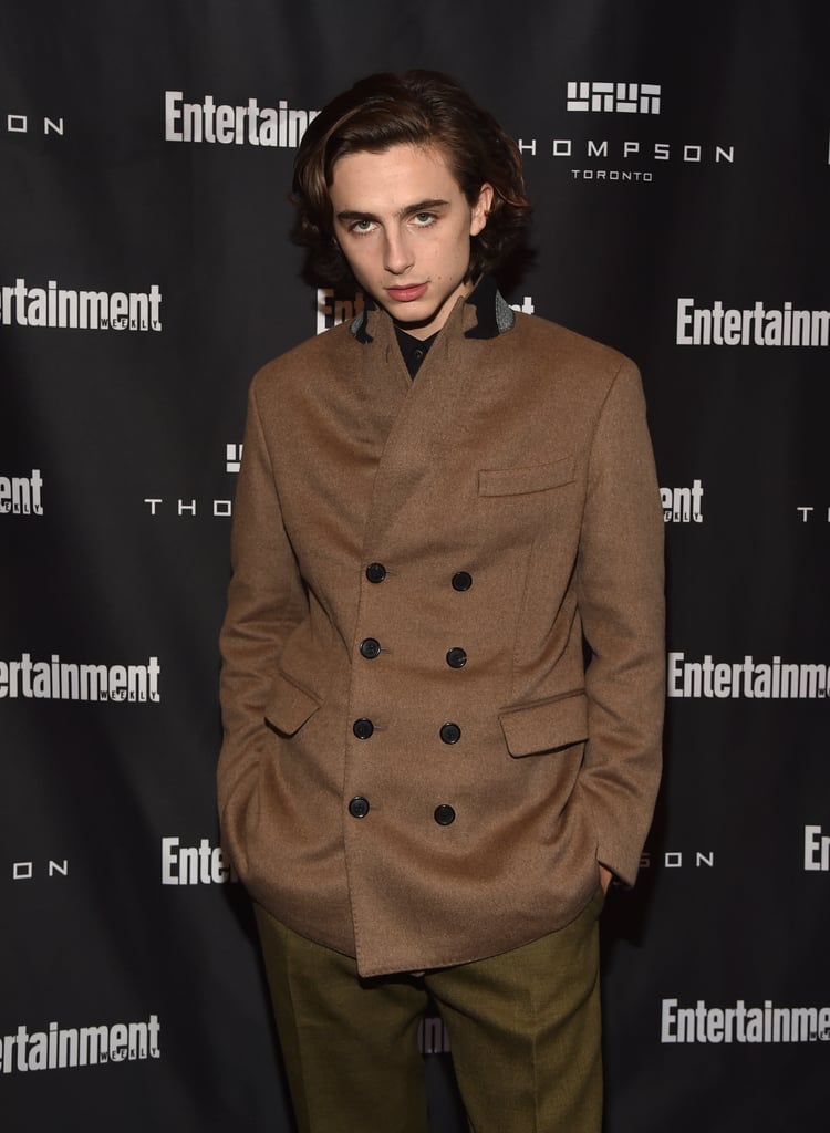 At a party during the 2017 Toronto International Film Festival, Timothée essentially wore the suit equivalent of Fall.