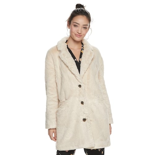 POPSUGAR Faux Fur Coat