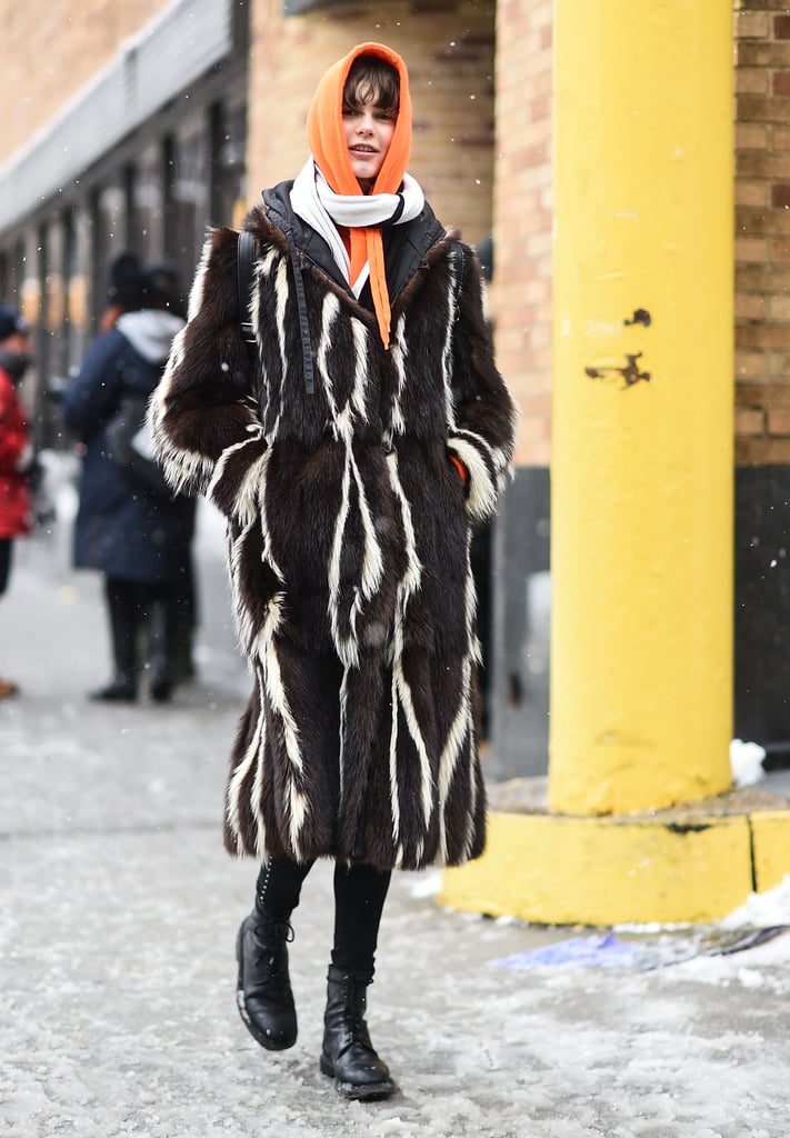 If you're flying to the East Coast, you'll definitely want to bring a coat. Instead of packing away this heavy item, wear it onto the plane. You'll end up saving a lot more space in your luggage — and you'll be warm once you land.