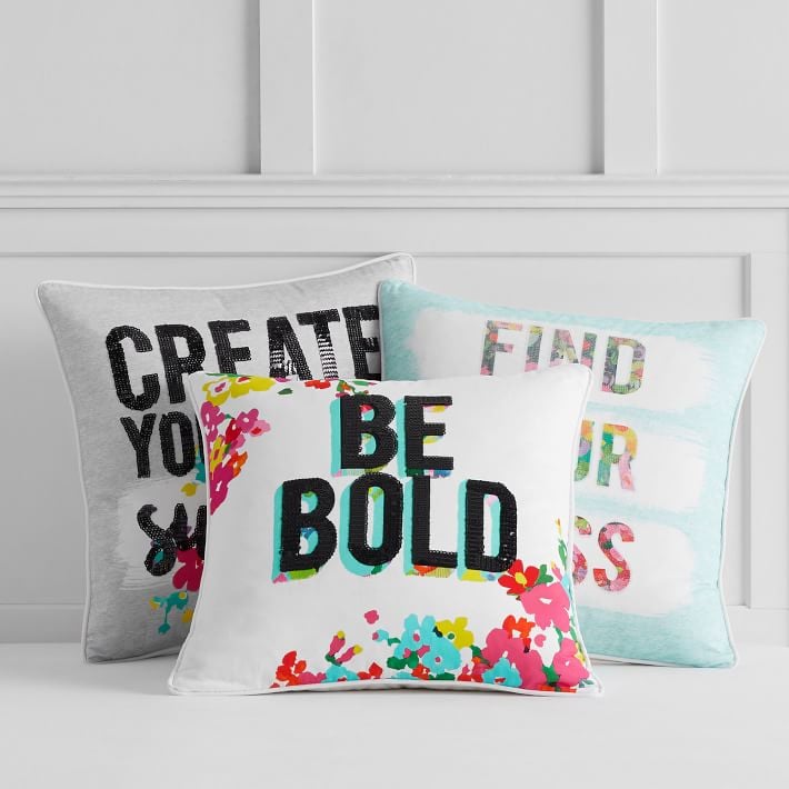 Find Your Bliss Pillow Cover The Best PBteen Products POPSUGAR